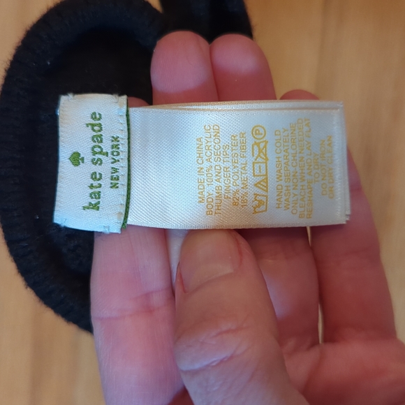 Authentic Kate Spade Ear Muffs and Gloves - Picture 6 of 8